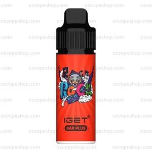 Raspberry Berry - IGET Bar Plus KIT Disposable Vape at PuffingNow