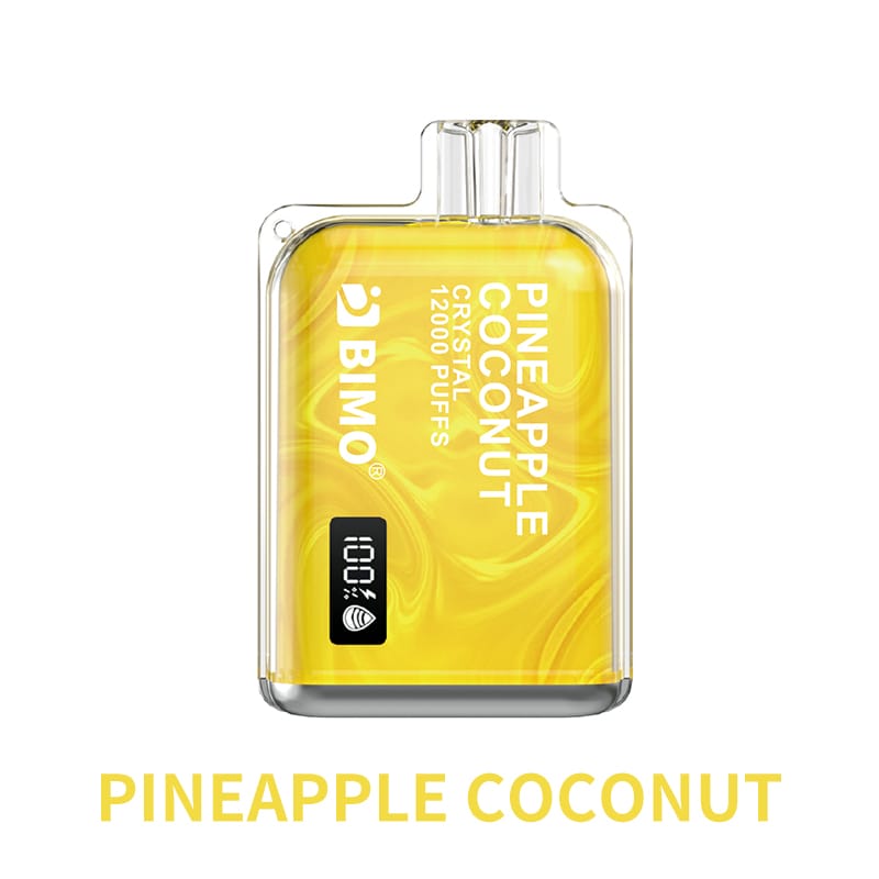 Pineapple Coconut - BIMO Crystal 12k Puffs- Disposable Vape at PuffingNow