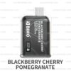 BIMO Crystal 12k Puffs- - Blackberry Cherry Pomegranate Disposable Vape at PuffingNow
