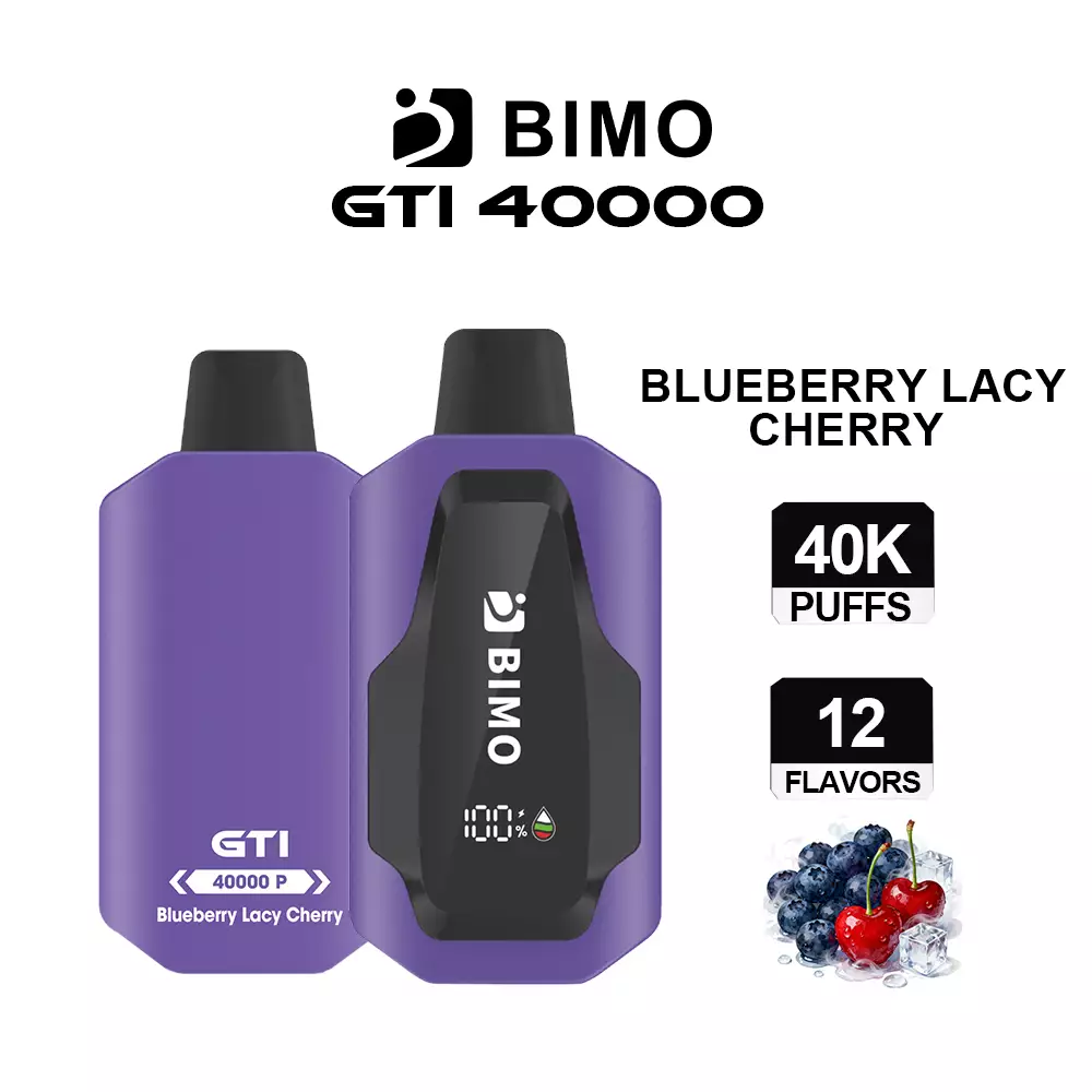 Blueberry Lacy Cherry - BIMO GTI 40000 Disposable Vape at PuffingNow