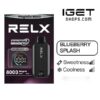 RELX Magicgo i8000 Blueberry Splash - Disposable Vape at PuffingNow