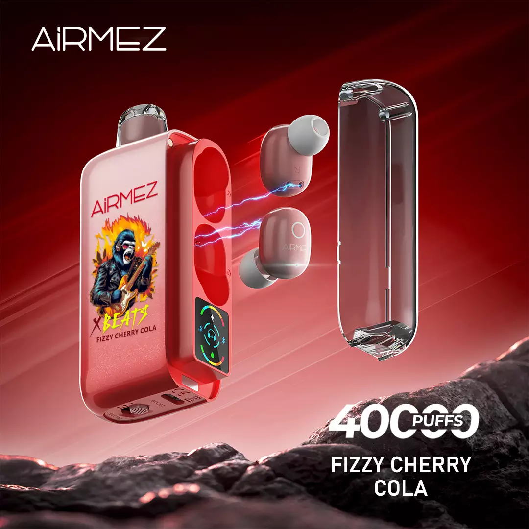 Fizzy Cherry Cola - Airmez Xbeats 40000 Disposable Vape at PuffingNow