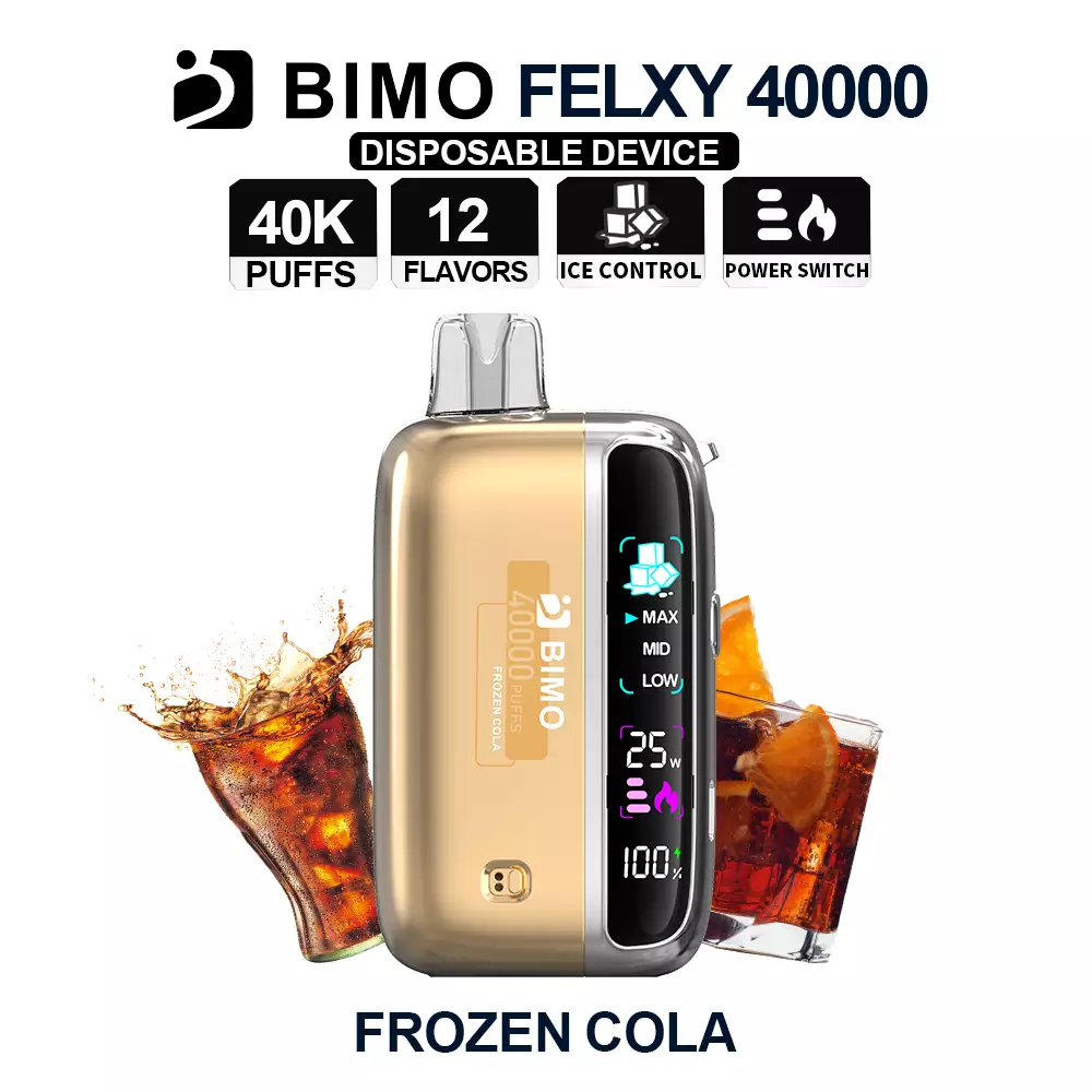 Frozen Cola - BIMO Felxy 40000 Kit Disposable Vape at PuffingNow