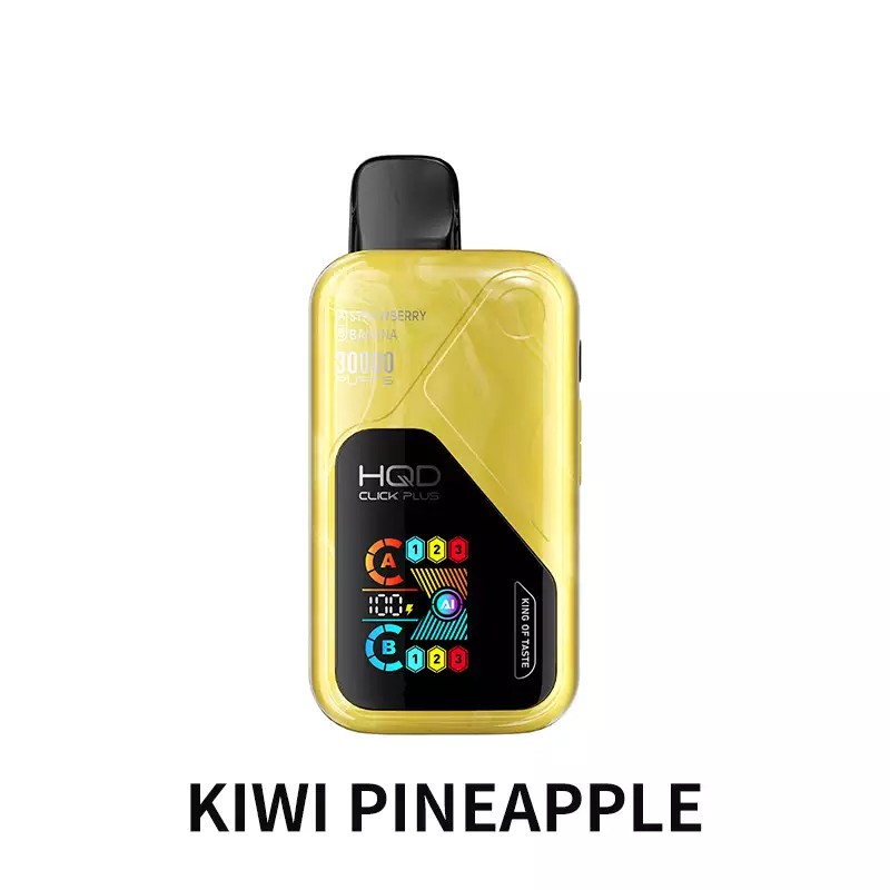 Kiwi Pineapple - HQD Click Plus 30000 Disposable Vape at PuffingNow