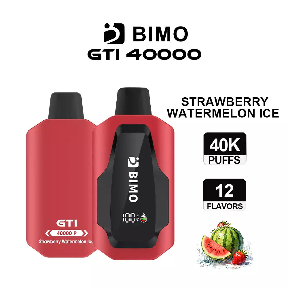 High capacity disposable vape in Strawberry Watermelon Ice flavour
