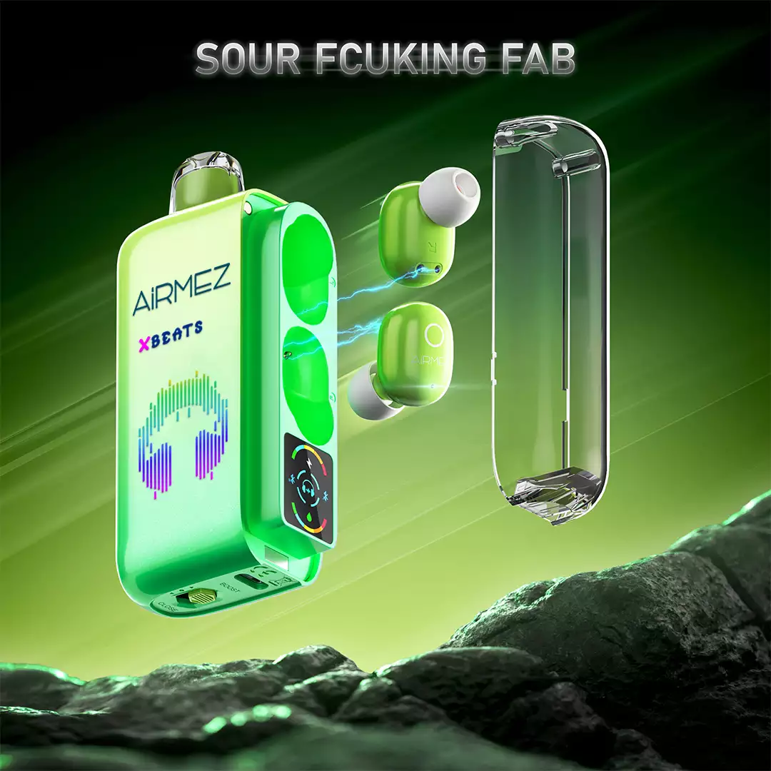 Sour Fcuking Fab - Airmez Xbeats 40000 Disposable Vape at PuffingNow