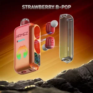 Strawberry B-Pop - Airmez Xbeats 40000 Disposable Vape at PuffingNow