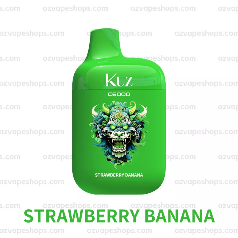 STRAWBERRY BANANA - KUZ C6000 Disposable Vape at PuffingNow