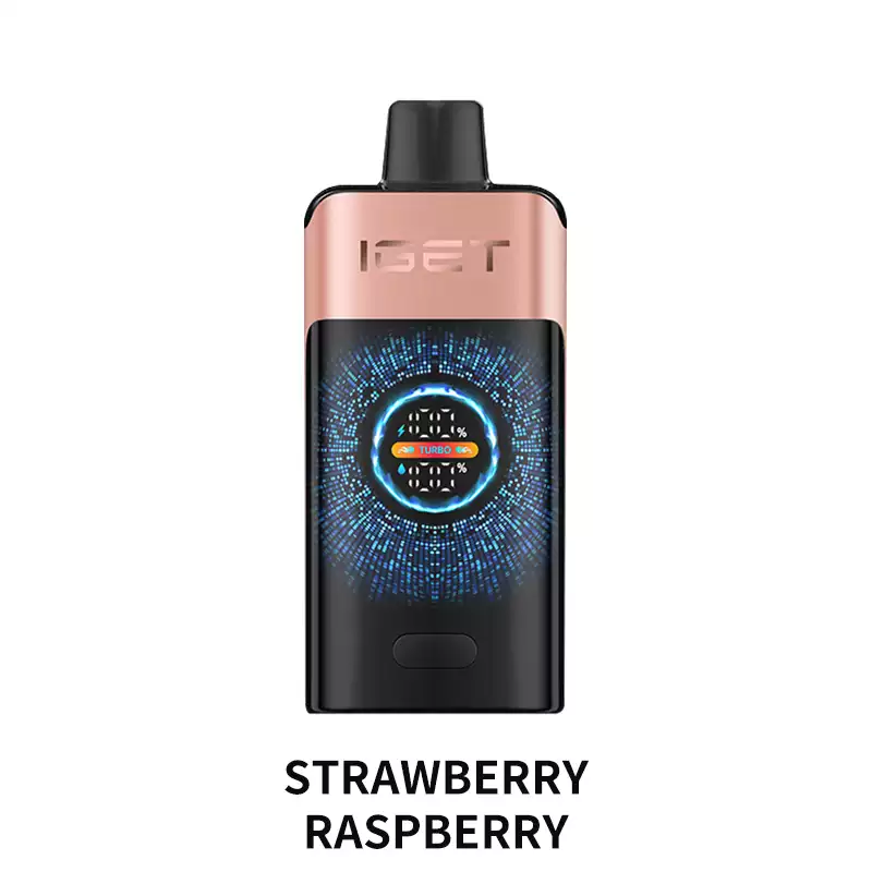 Strawberry Raspberry - IGET ONE 12000 Disposable Vape at PuffingNow