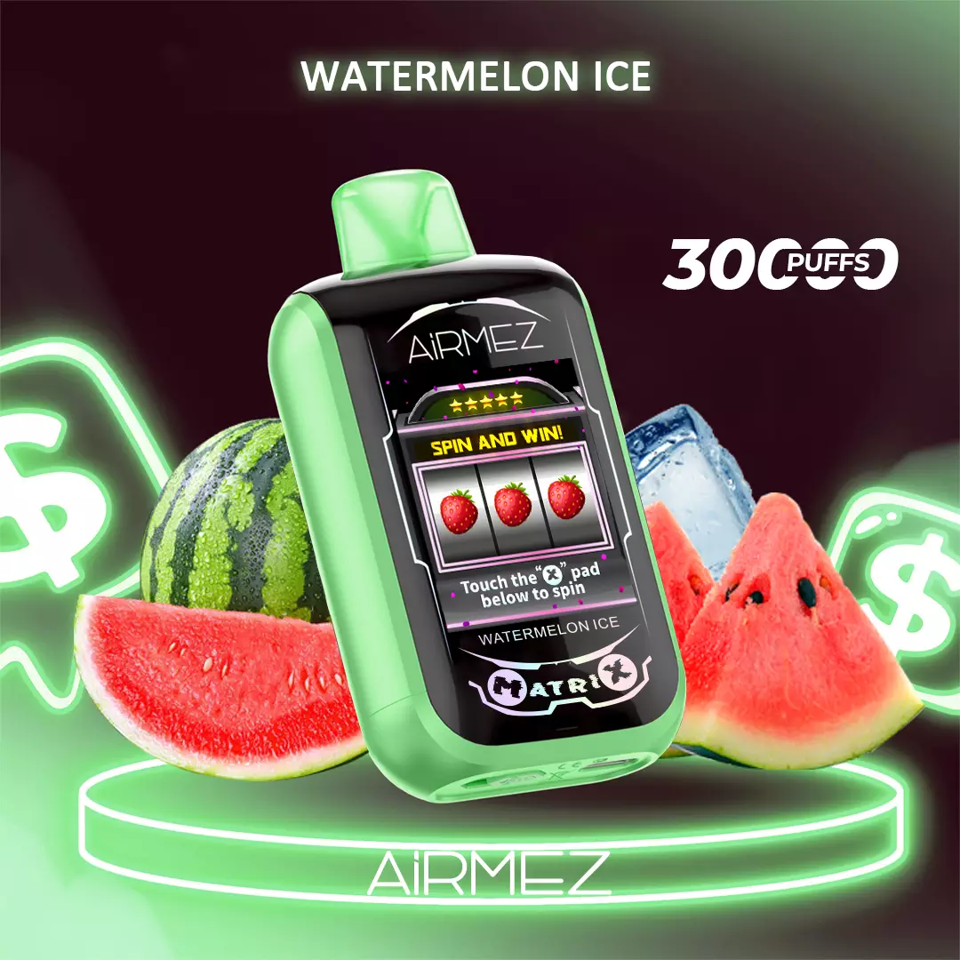 Watermelon Ice - Airmez Matrix Pro 30000 Disposable Vape at PuffingNow