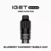 IGET Bar Plus S3 Pod - Blueberry Raspberry Bubble Gum Disposable Vape at PuffingNow