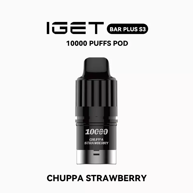 Chuppa Strawberry - IGET Bar Plus S3 Pod Disposable Vape at PuffingNow