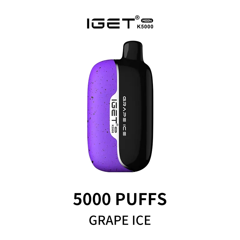 Grape Ice - IGET Moon K5000 Disposable Vape at PuffingNow