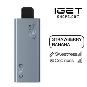 Strawberry Banana - HQD Cuvie Slick 6000 Disposable Vape at PuffingNow