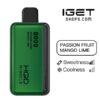 Passion Fruit Mango Lime - HQD Miracle 8000 Disposable Vape at PuffingNow
