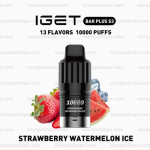 IGET Bar Plus S3 Pod - Strawberry Watermelon Ice Disposable Vape at PuffingNow