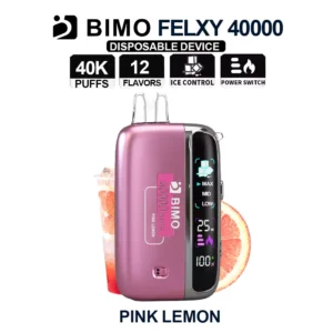 Pink Lemon - BIMO Felxy 40000 Kit Disposable Vape at PuffingNow