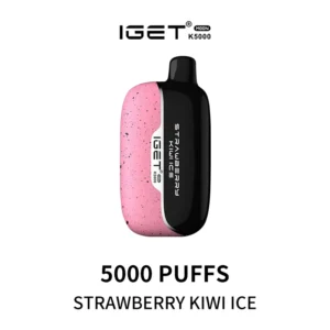 Strawberry Kiwi Ice - IGET Moon K5000 Disposable Vape at PuffingNow