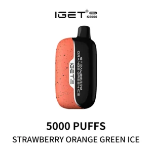 IGET Moon K5000 - Strawberry Orange Green Ice Disposable Vape at PuffingNow