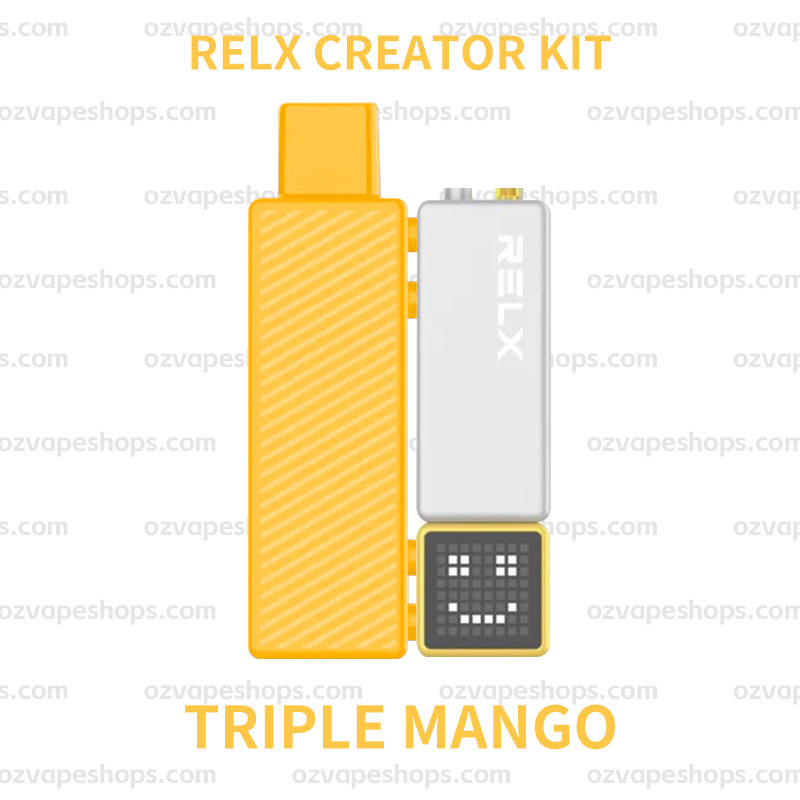 Triple Mango - RELX Creator Device+Pod Disposable Vape at PuffingNow